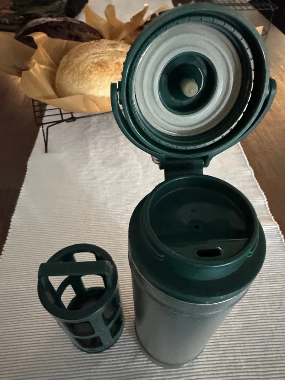 Stanley Green Stainless Steel Insulated Food Jar with Carry Handle